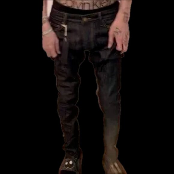 Men's Raw Denim Fear Of God Brand New Crease  Jeans - Picture 6 of 11